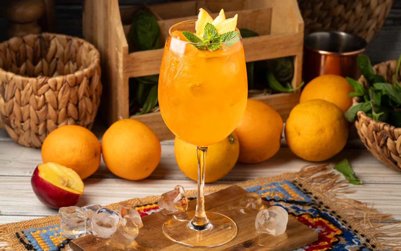 Aperol with Peach