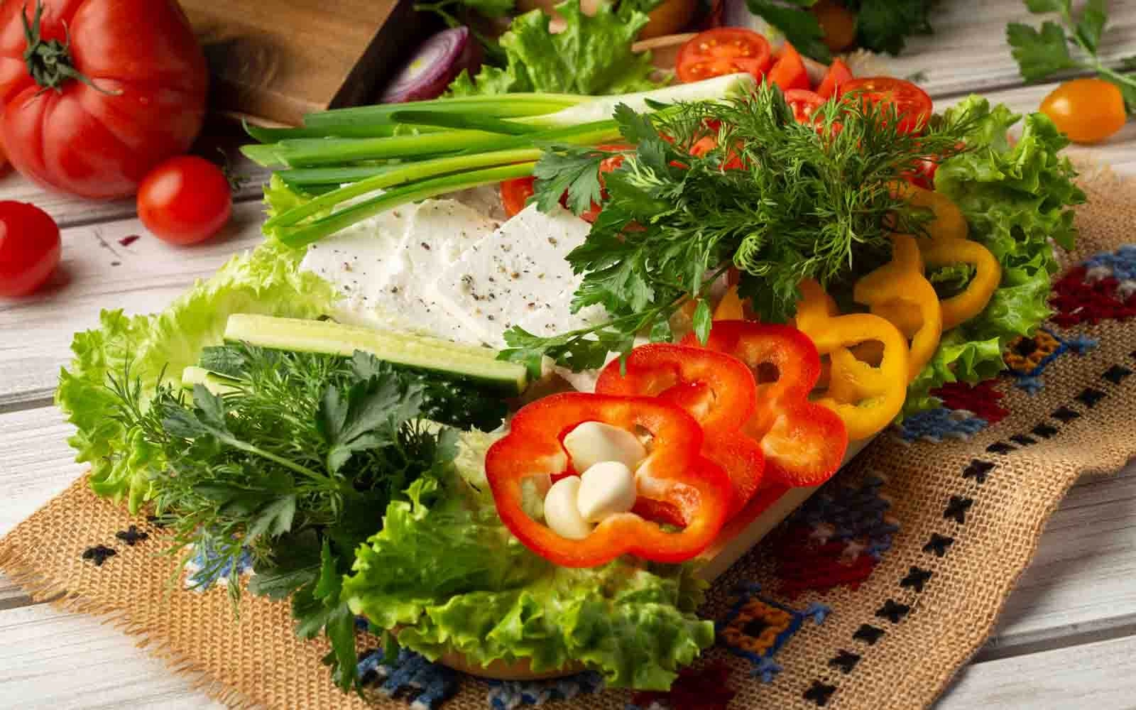 Assorted fresh vegetables