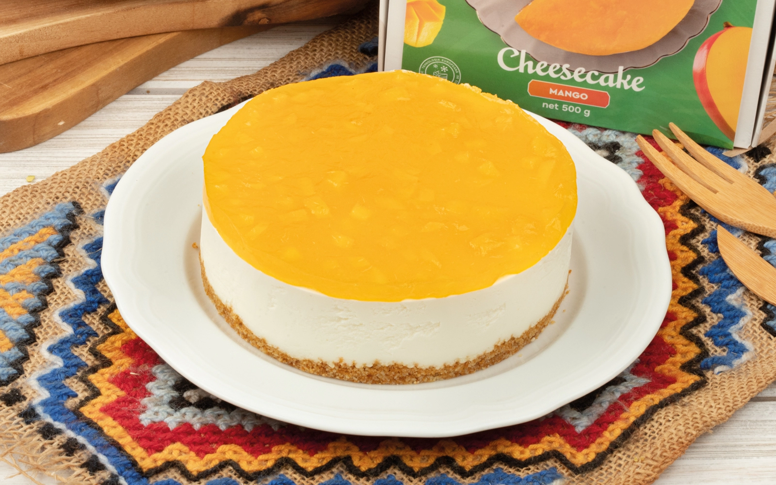 Cheesecake cu mango