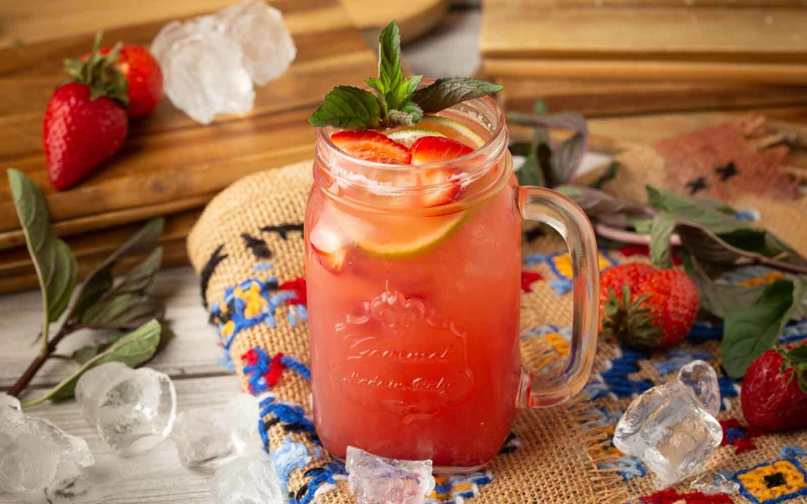Limonadă de căpșuni