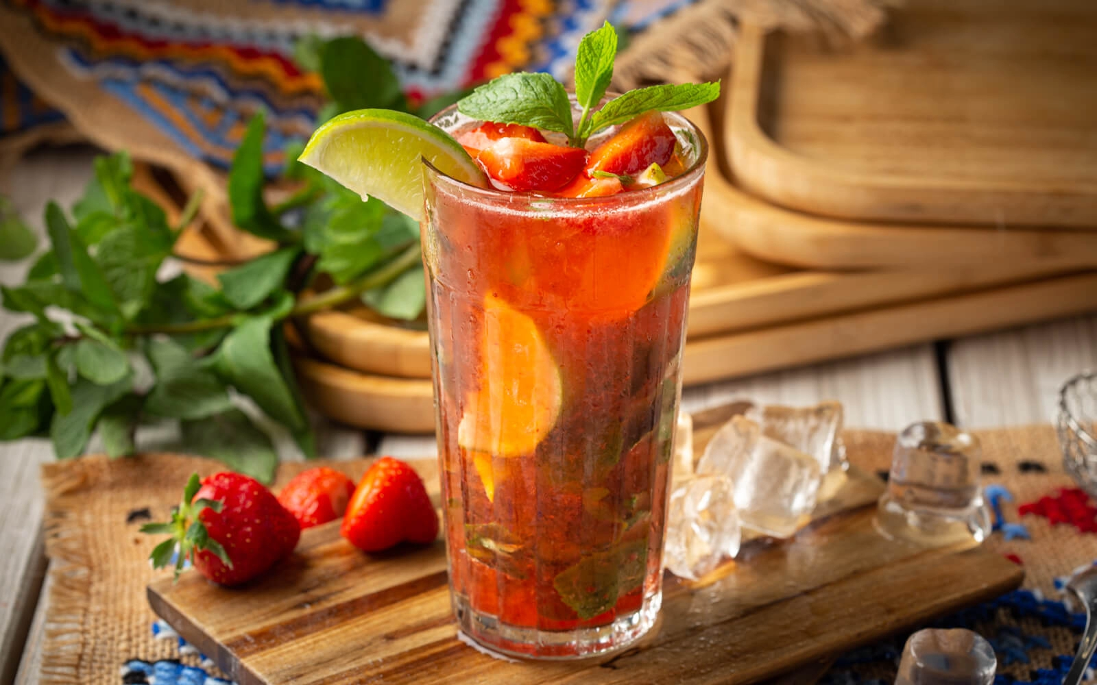 Mojito cu căpșuni non alc
