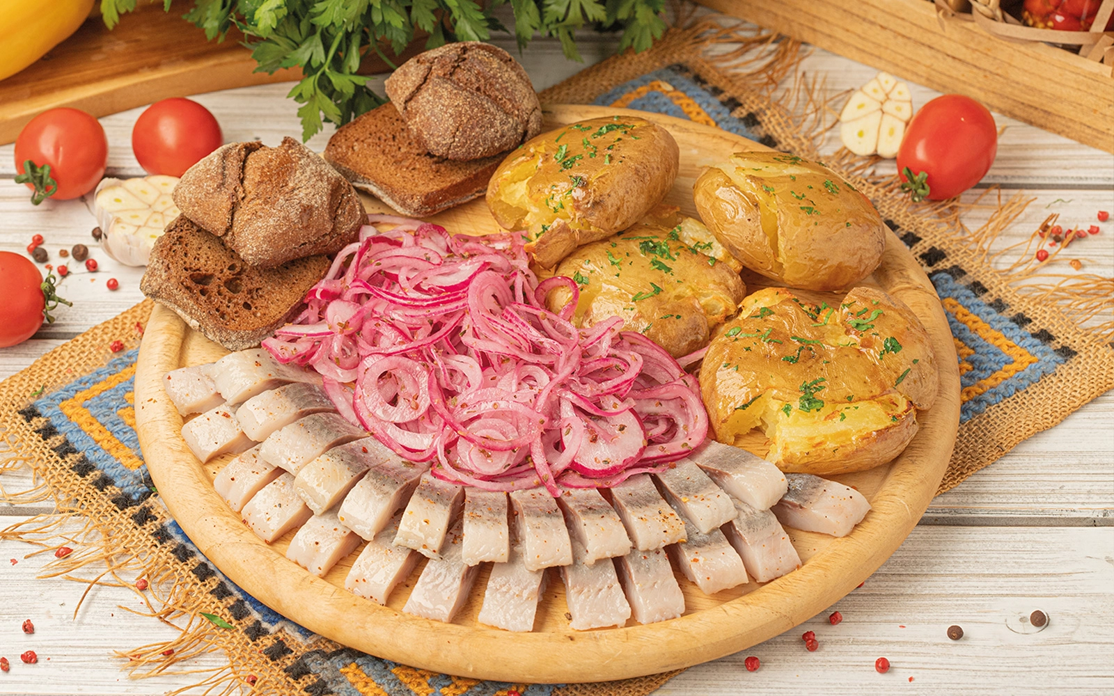 Herring with potatoes