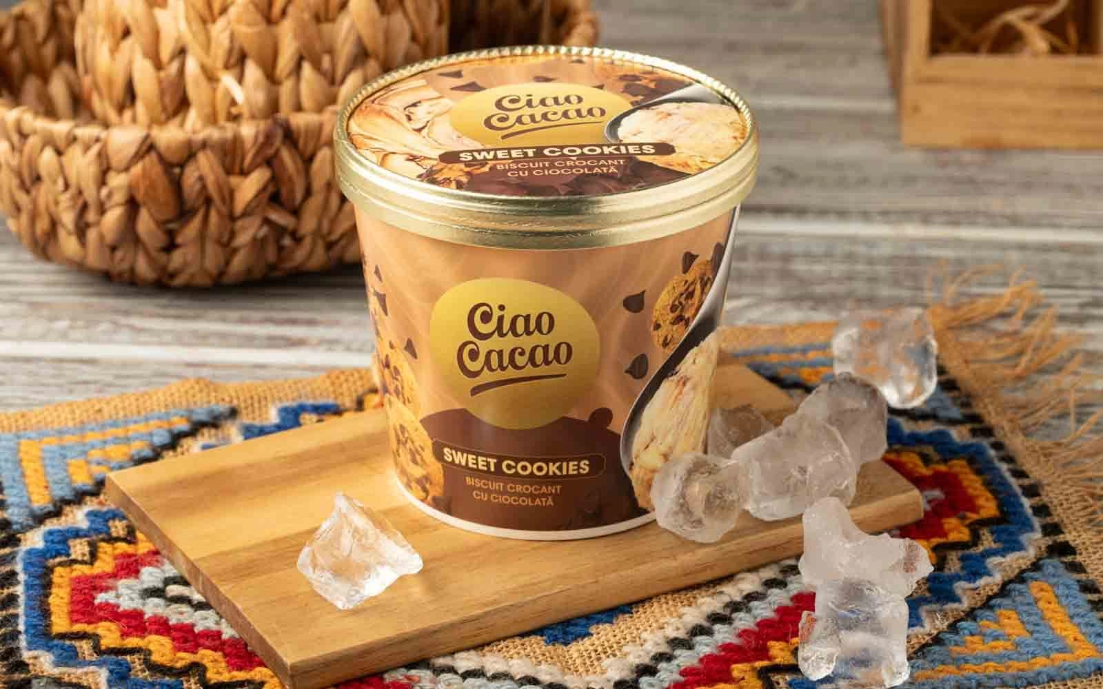 Înghețată Biscuit Crocant cu ciocolată-700g